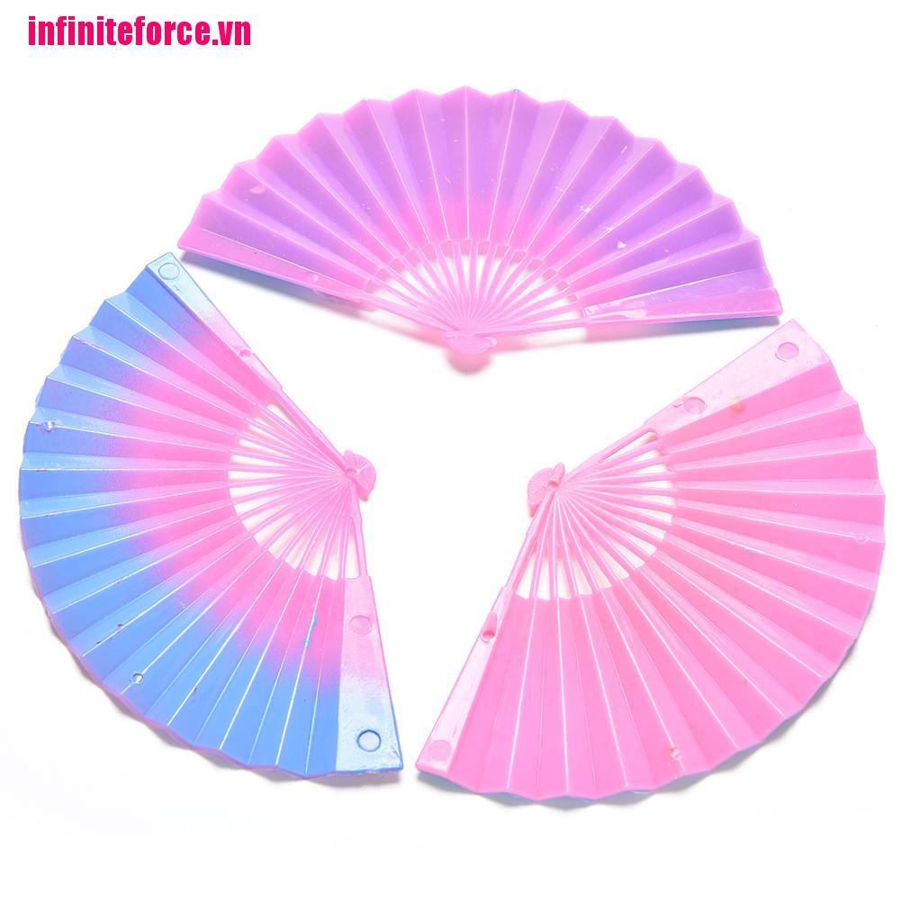 1 Quạt Đồ Chơi Nhiều Màu Sắc Cho Búp Bê Barbie