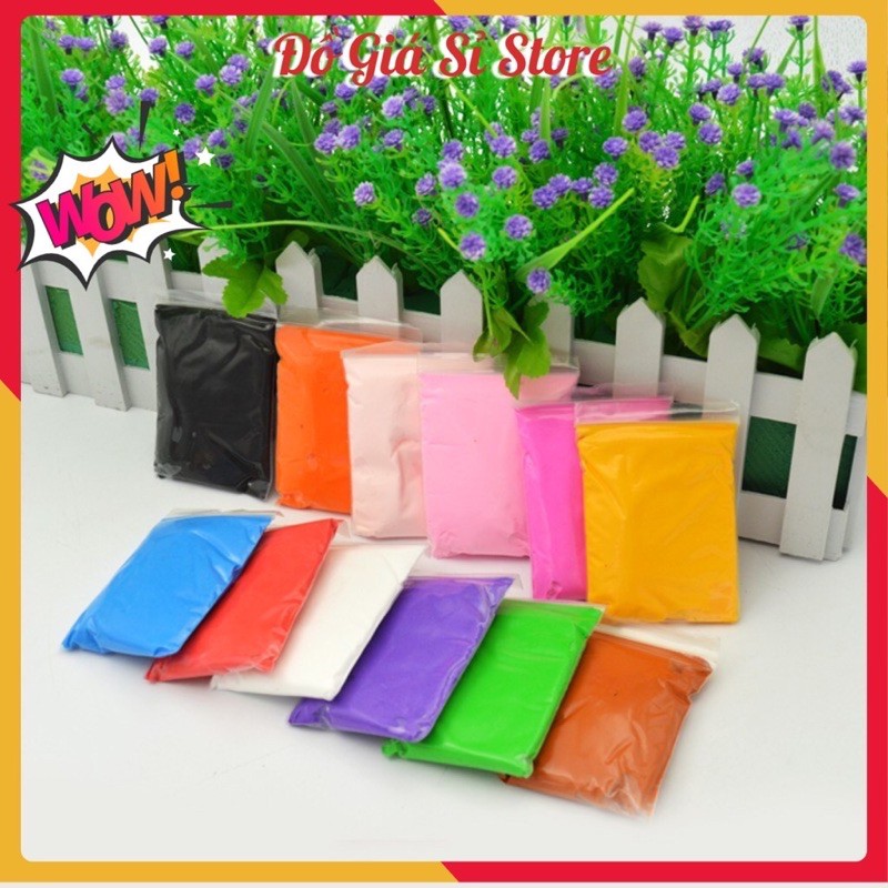 Đất sét nhật tự khô gói bé nặn đồ chơi, trộn slime