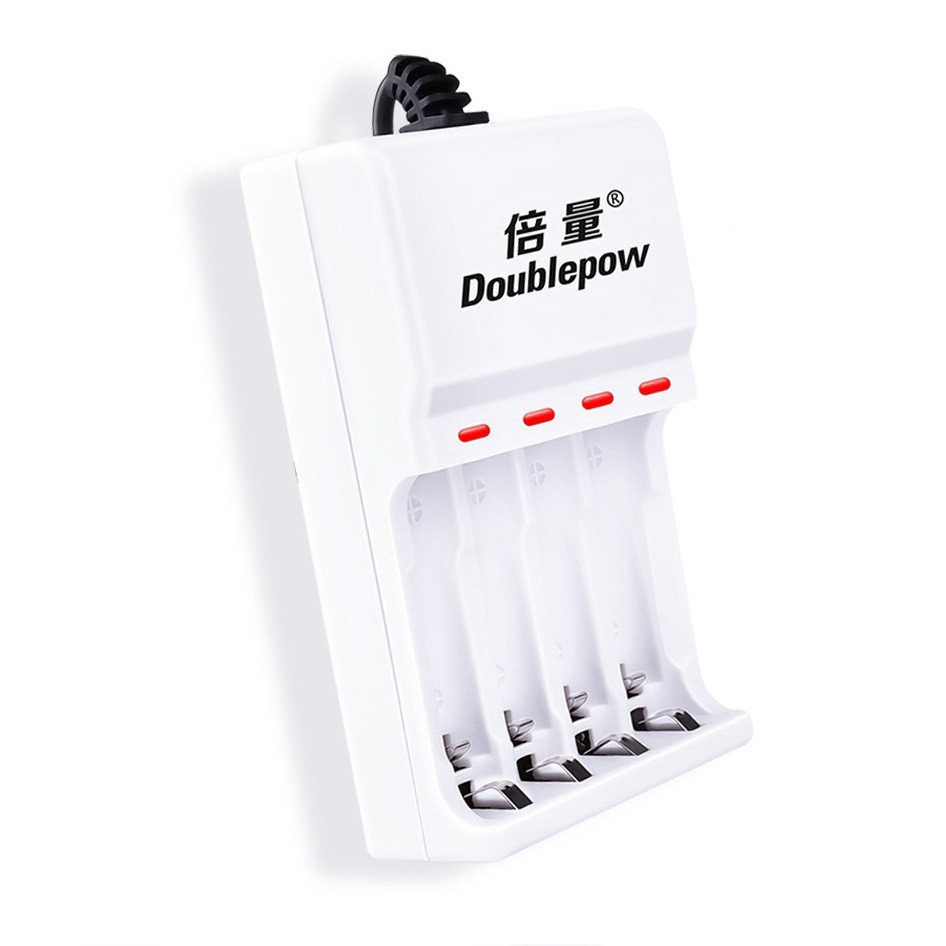 Bộ sạc pin Doublepow dùng sạc 4 viên pin AA/AAA cổng USB (DP-U82)