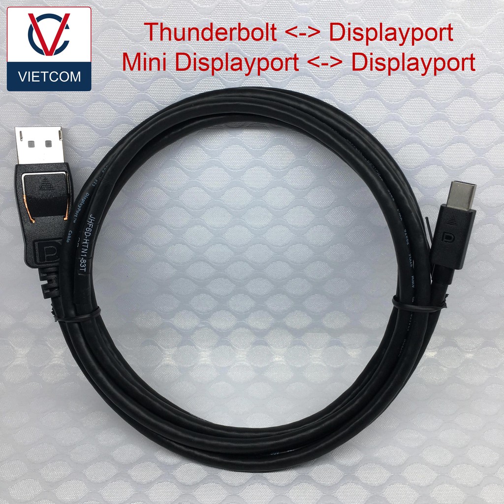 [Mã ELFLASH5 giảm 20K đơn 50K] Cáp Mini Displayport - Thunderbolt To Displayport Bóc Màn Hình Mới