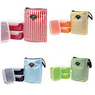 Bộ Túi Cơm Hộp Lock&Lock-HAF101r3/g3 1890Ml