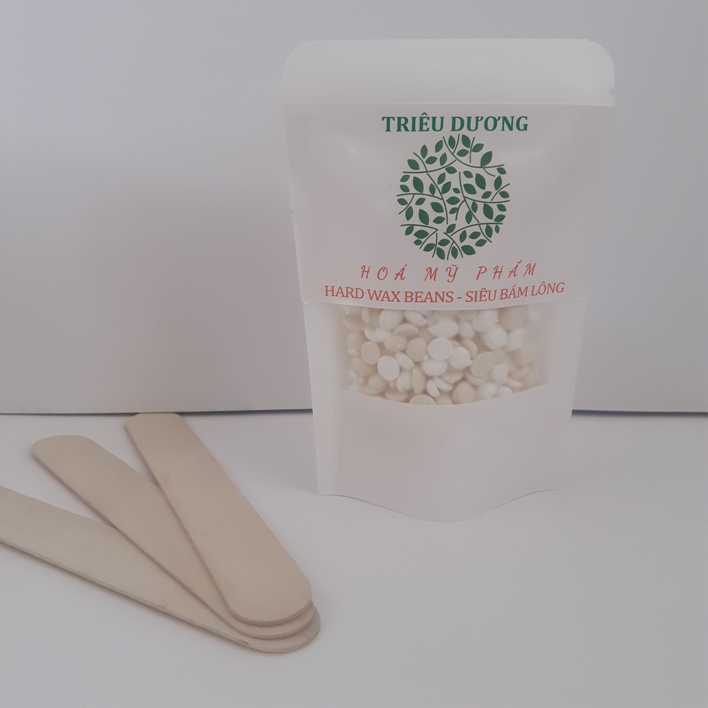 Sáp wax cao cấp siêu bám lông bịch nhỏ 50gr Triêu Dương (Tặng kèm que lấy sáp + 1 viên nén mặt nạ giấy)