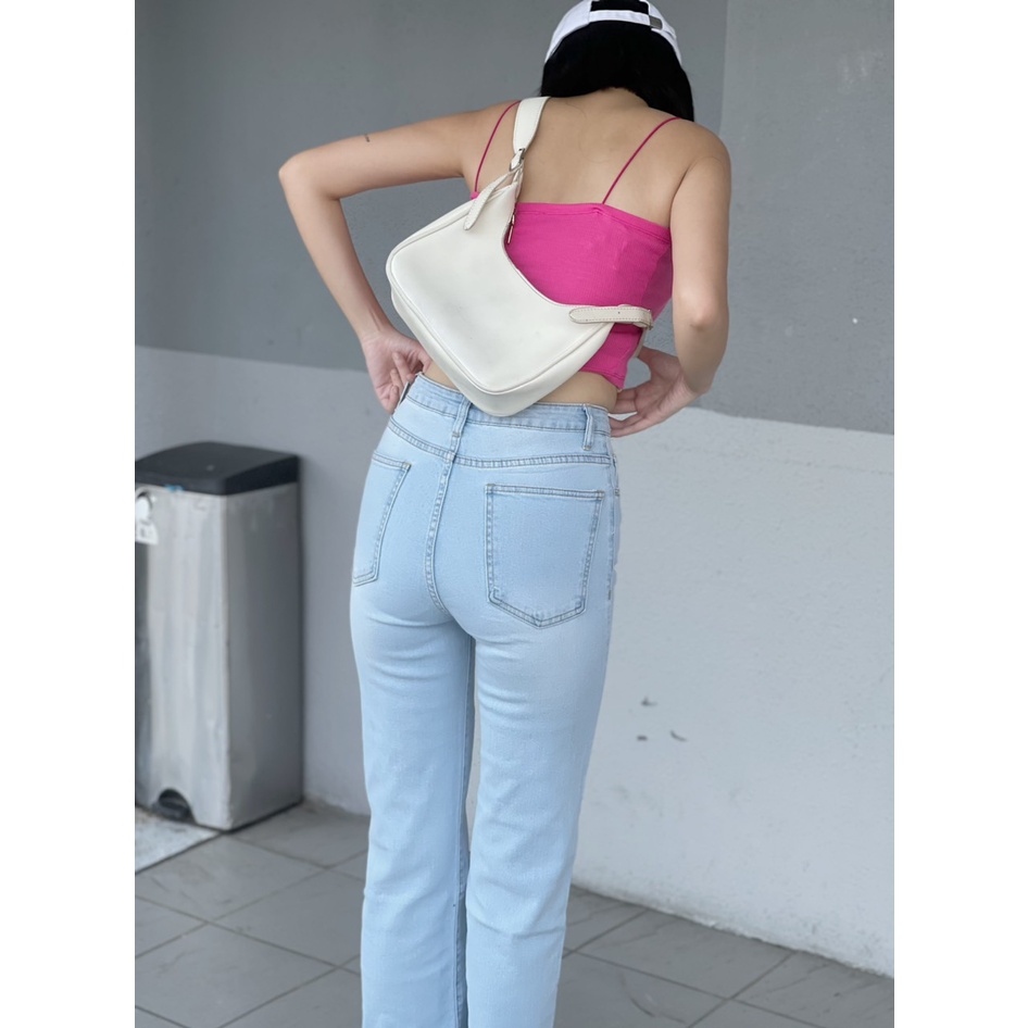 Quần Jean suông cạp cao - Surichau