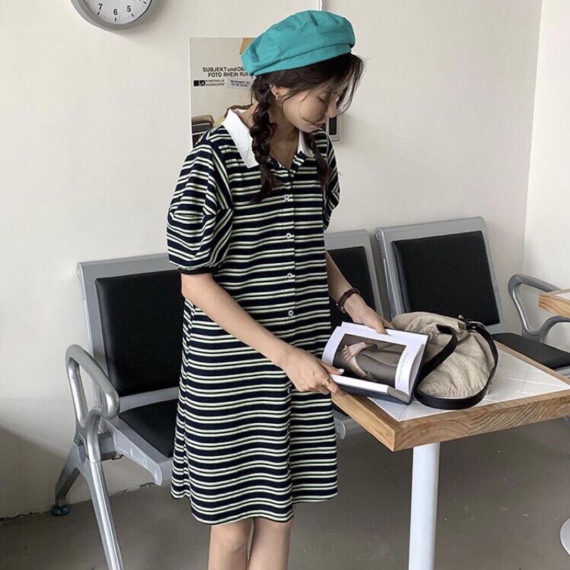 ĐẦM POLO SỌC - L82329