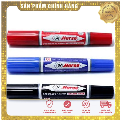 Bút lông dầu 2 đầu cao cấp Horse Thái Lan