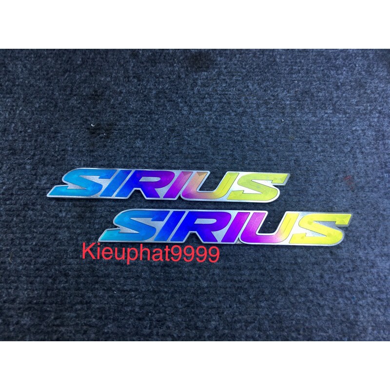 Tem Chữ Sirius Titan Giá 1 Cặp 2 Chữ