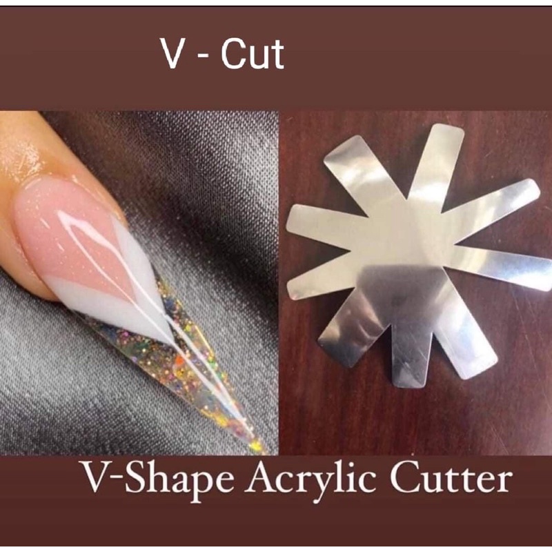Phen cắt bột oval và nhọn đắp bột nail