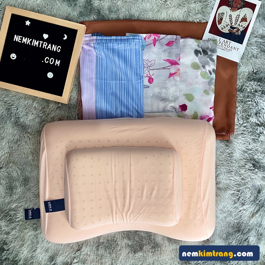 Gối cao su Liên Á Peanut  - CHÍNH HÃNG, ÊM ÁI