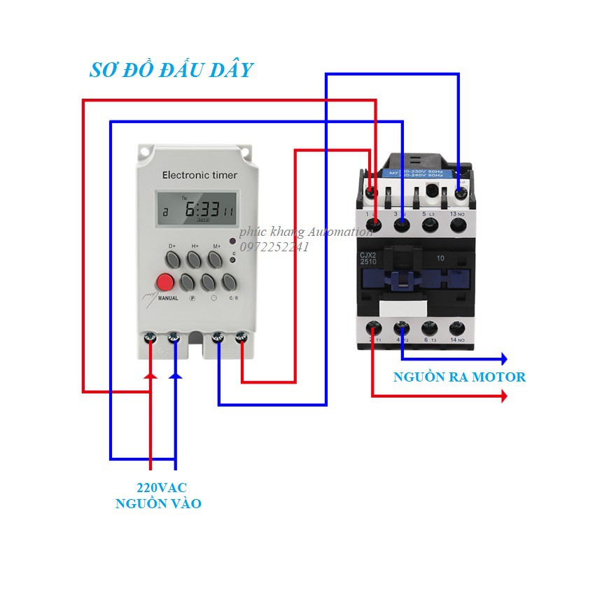 Timer hẹn giờ KG316T2-Rơle 24h-công tắc hẹn giờ-công tắc thông minh-công tắc hẹn giờ chu kỳ