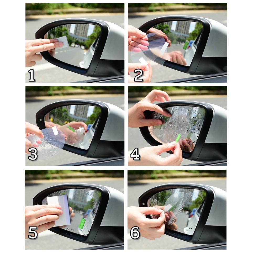 Miếng dán bảo vệ chống nước/ chống sương mù cho gương chiếu hậu CB025 | BigBuy360 - bigbuy360.vn