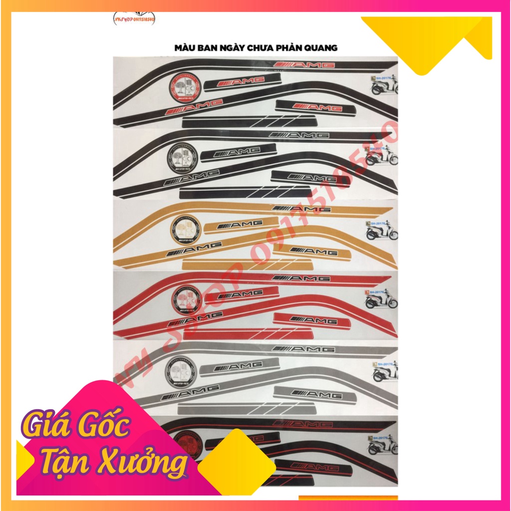 Tem chỉ AMG cho SH 2010-2019 (Ảnh Sp thật)