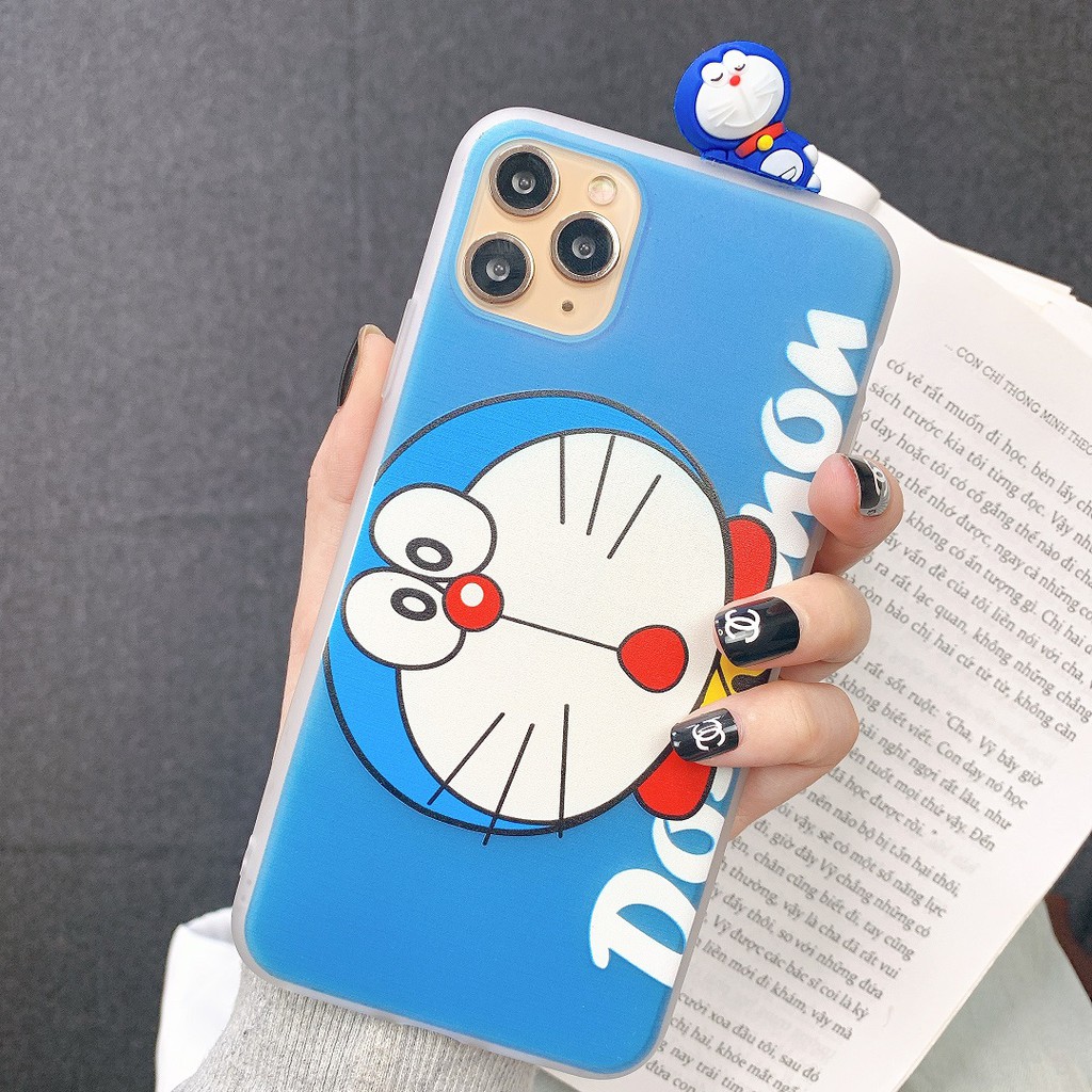 [ IPHONE ] Ốp Lưng Silicon Doraemon ( Kèm Hình Thú ) - B246 | BigBuy360 - bigbuy360.vn