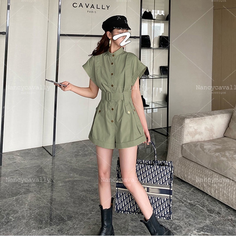 Jumpsuit Ngắn Phong Cách Phương Tây Thời Trang Mới Cho Nữ