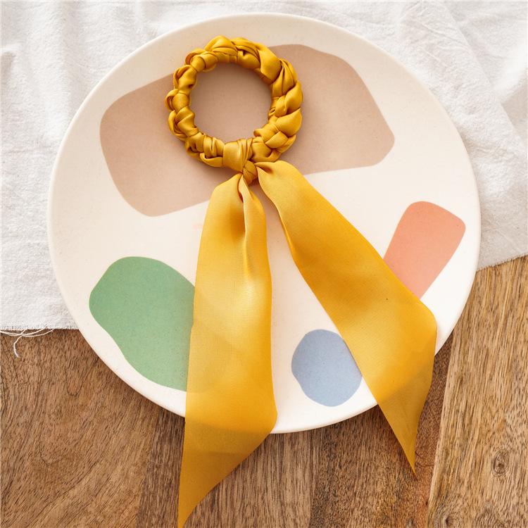 Dây buộc tóc đính nơ xinh xắn cho nữ