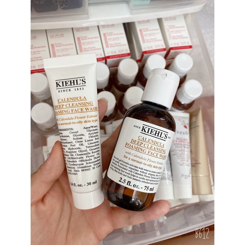 Sữa rửa mặt Hoa cúc Kiehl's Calendula Deep Cleansing Foaming Mini size