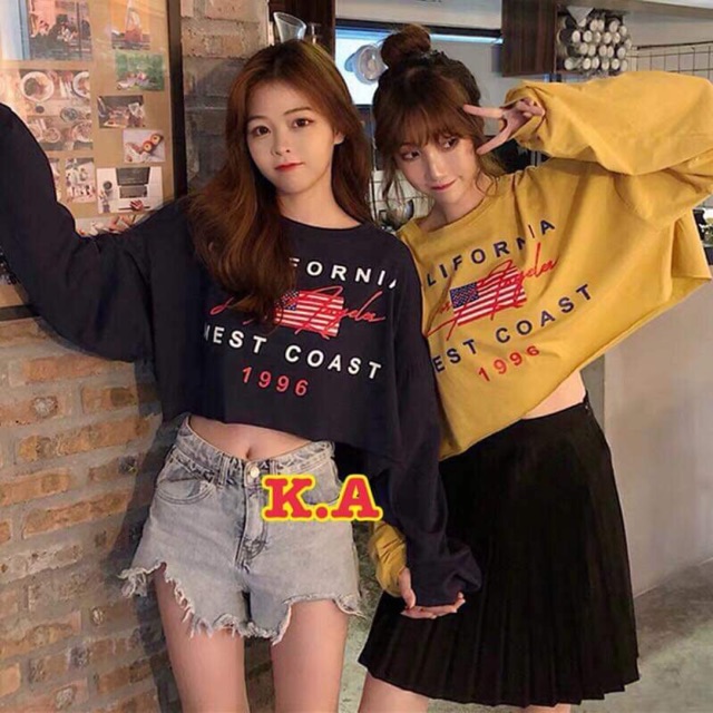 Áo crt nữ dài tay hot hit đẹp k873