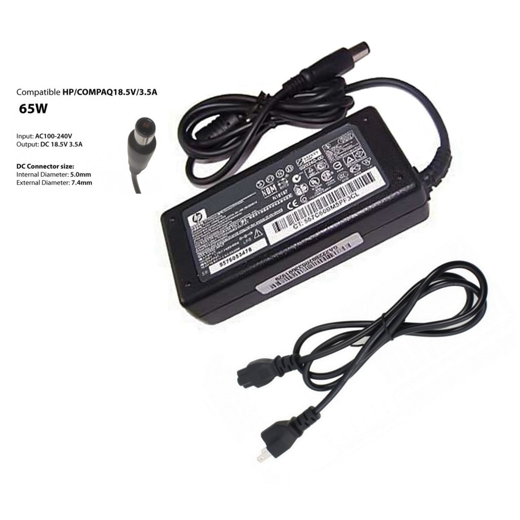 Adapter Sạc Laptop HP 18.5V 3.5A - GrabExpress Tp.HCM