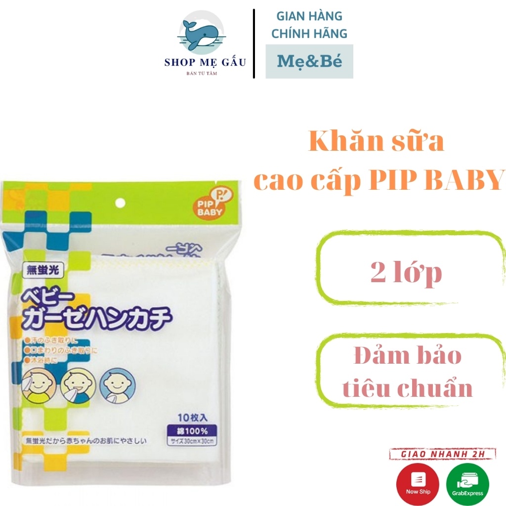 Khăn sữa cao cấp cho bé Khăn sữa CHU CHU 2 lớp cho bé