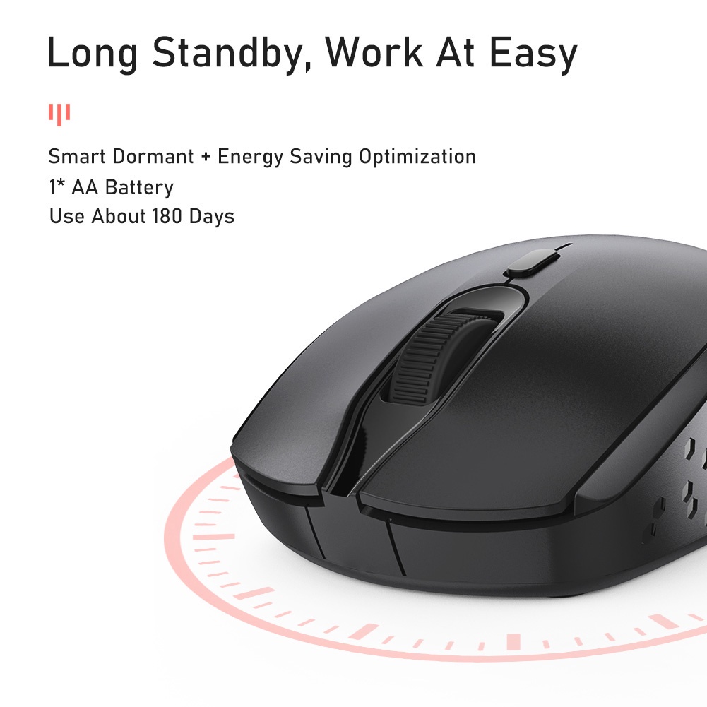 Chuột Không Dây Thông Minh Asus adol MS001 2.4G