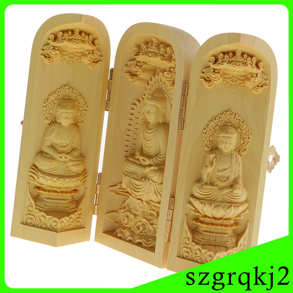 Tượng Phật Gỗ Chạm Khắc 3 Kiểu Độc Đáo