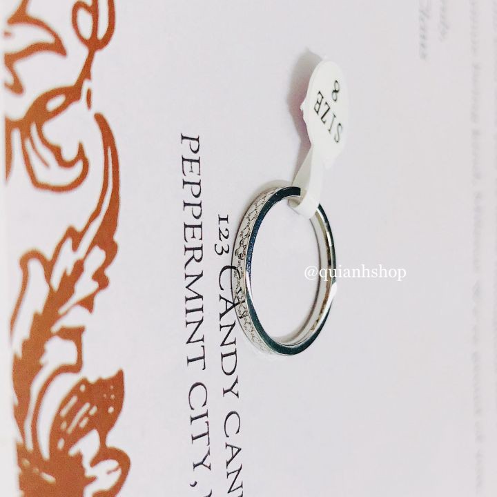 Nhẫn Titan - Nhẫn Titan Họa Tiết Vòng Xoắn Màu Bạc