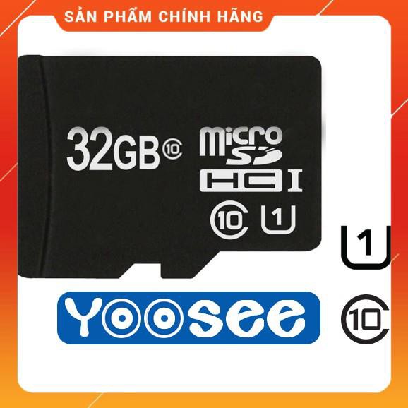 Thẻ Nhớ 32GB Tốc Độ Cao Class 10 U1 Chuyên Dụng Cho Camera Yosee