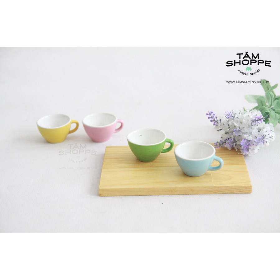 Ly gốm mini màu TTTM