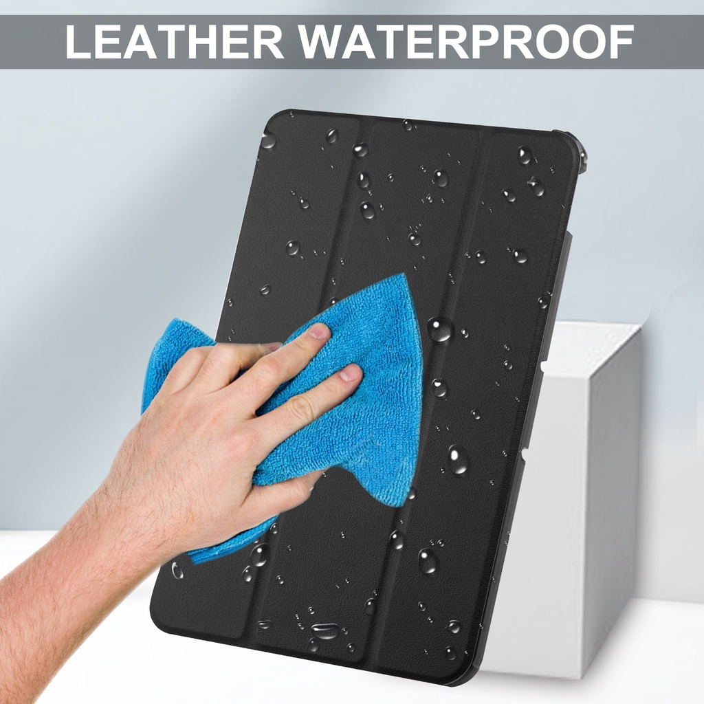 Bao Da Điện Thoại Nắp Lật Từ Tính Màu Trơn Bảo Vệ Cho Nokia T20 10.4 Inch TA-1392 TA-1394 TA-1397