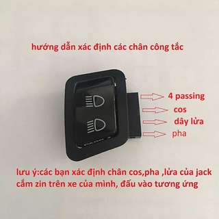 Công tắc Passing SH, Đá đèn pha xe AirBlade,Vision,Lead Honda future, wave đời mới