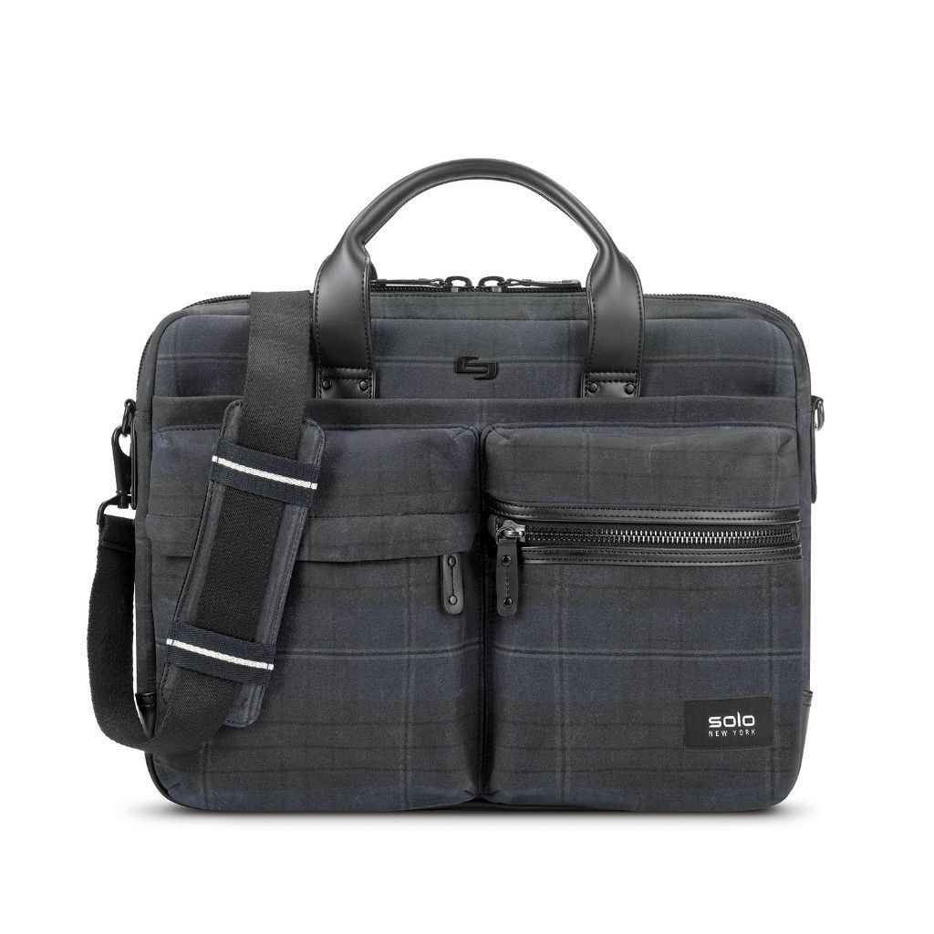 Cặp Xách Đẳng Cấp Solo (USA) Hamish 15.6" - Navy