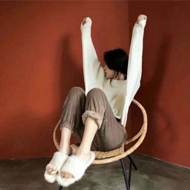 Quần bông nỉ lông xuất nhật loại 1 cao cấp