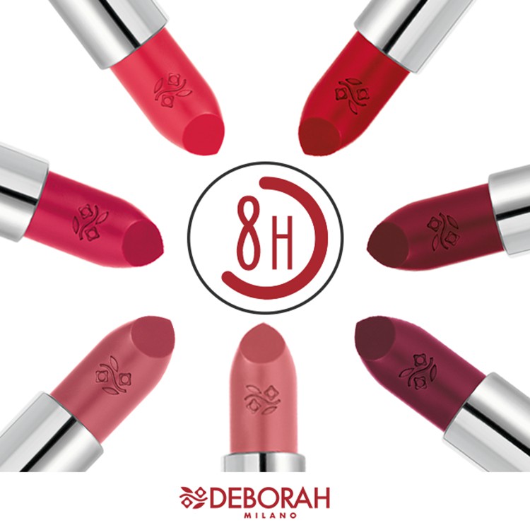 Son Thỏi Dưỡng Ẩm Lâu Trôi Deborah Milano Red Long Lasting - Chính Hãng Ginabeauty PP | BigBuy360 - bigbuy360.vn