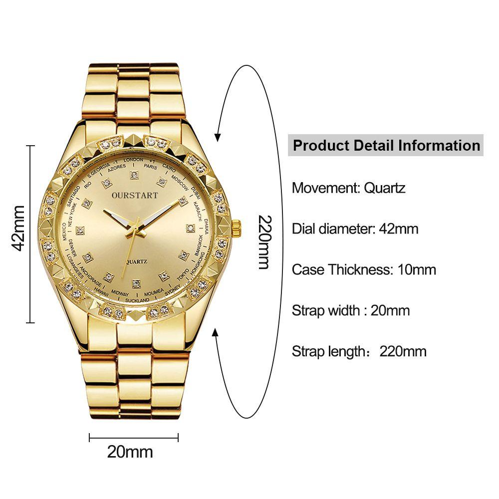 PATH Đồng Hồ Quartz Dây Thép Thời Trang Cho Nữ