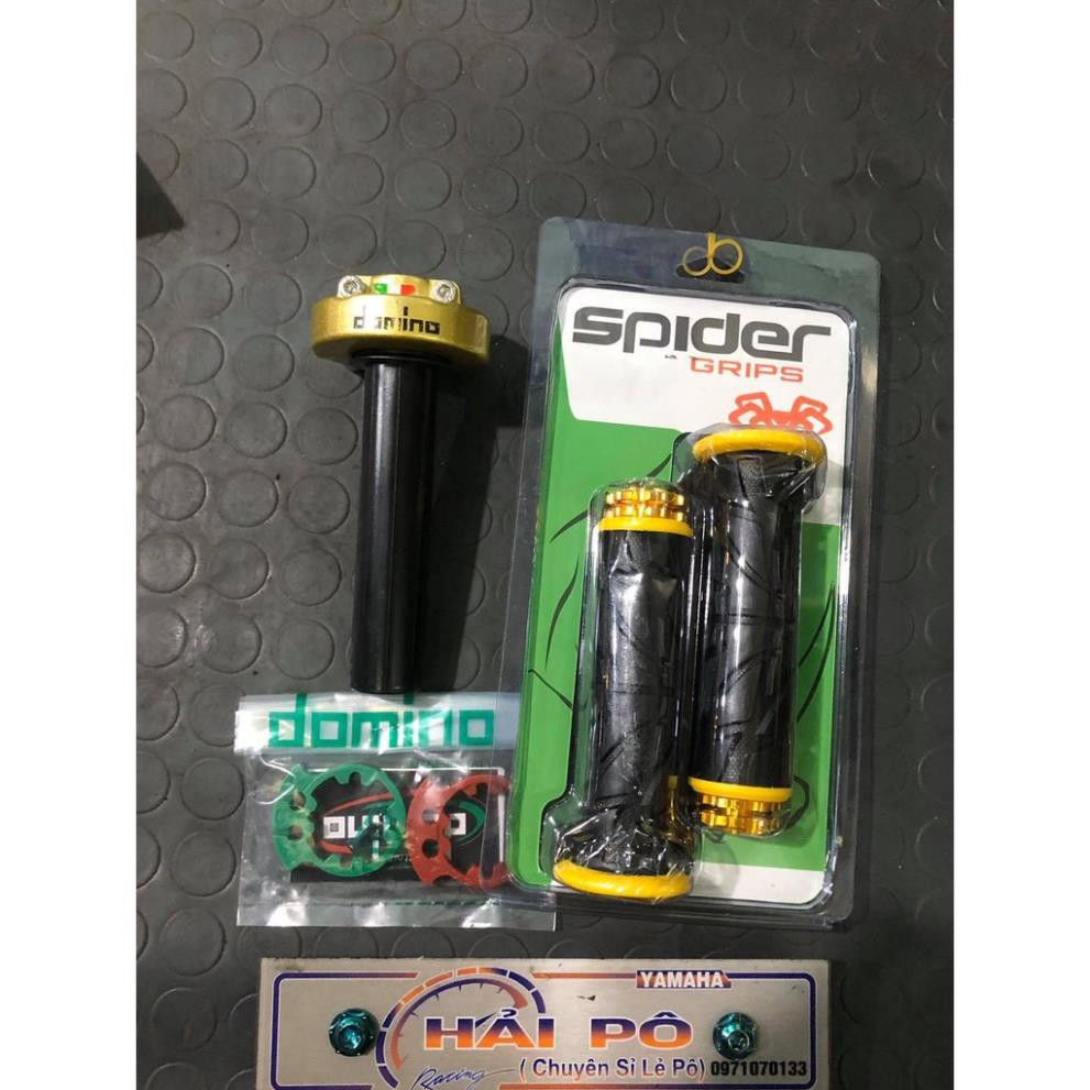 Cùm Tăng Tốc Domino kèm bao tay daytona Xịn Xò cho các xe Wave Si Ex Win Satria Sonic