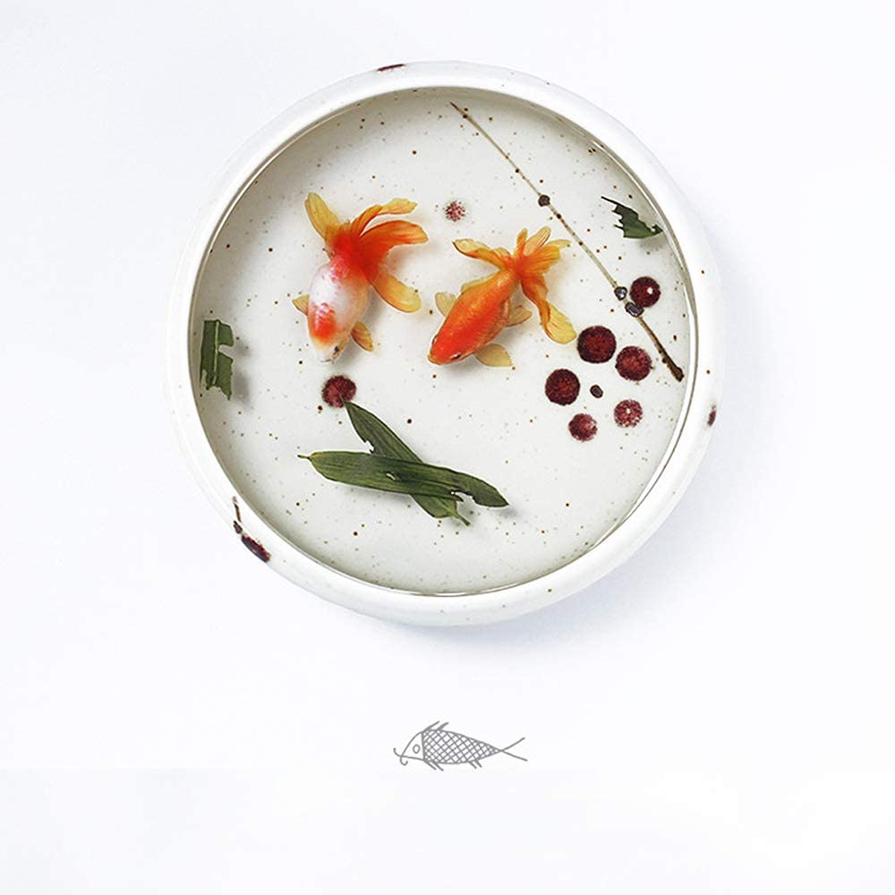 Miếng Dán 3D Hình Cá Vàng / Cá Koi / Ao Độc Đáo Trang Trí Đồ Trang Sức