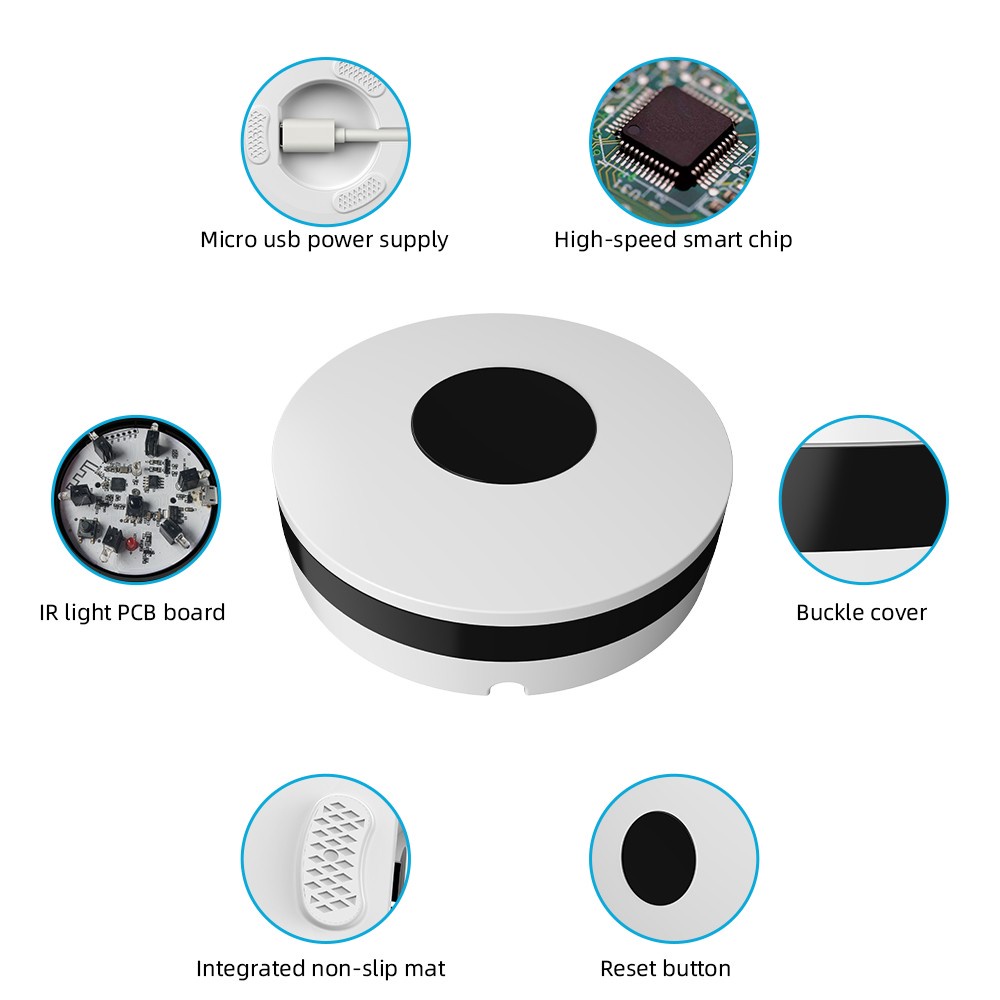 Bộ Điều Khiển Trung Tâm Hồng Ngoại Tuya - NAS-IR02W0