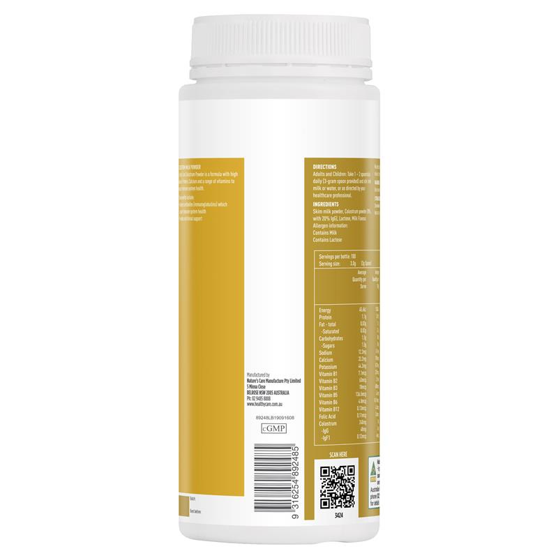 [Bạn mới nhập COSHBM -50% đơn 0Đ] Healthy Care Colostrum Milk Powder Sữa bò non 300g của Úc
