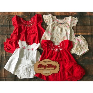 Đầm smock bé gái