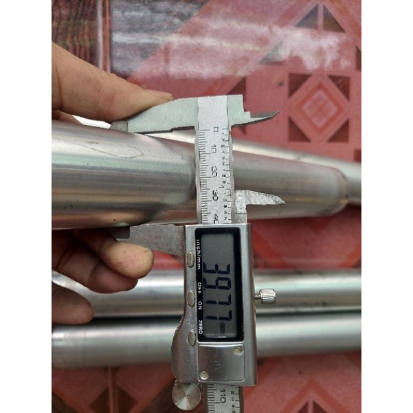 Rulo nhôm phi 40mm,dài 390mm,trục 8mm