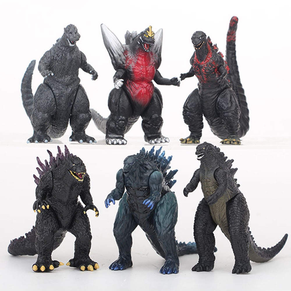 Chọn Bộ 06 Mô Hình Nhân Vật Khủng Long Trong Đại Chiến Quái Vật Godzilla