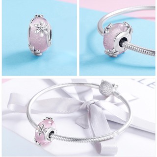 PAN Charm bạc s925 Hạt Dẹt b4 PA030