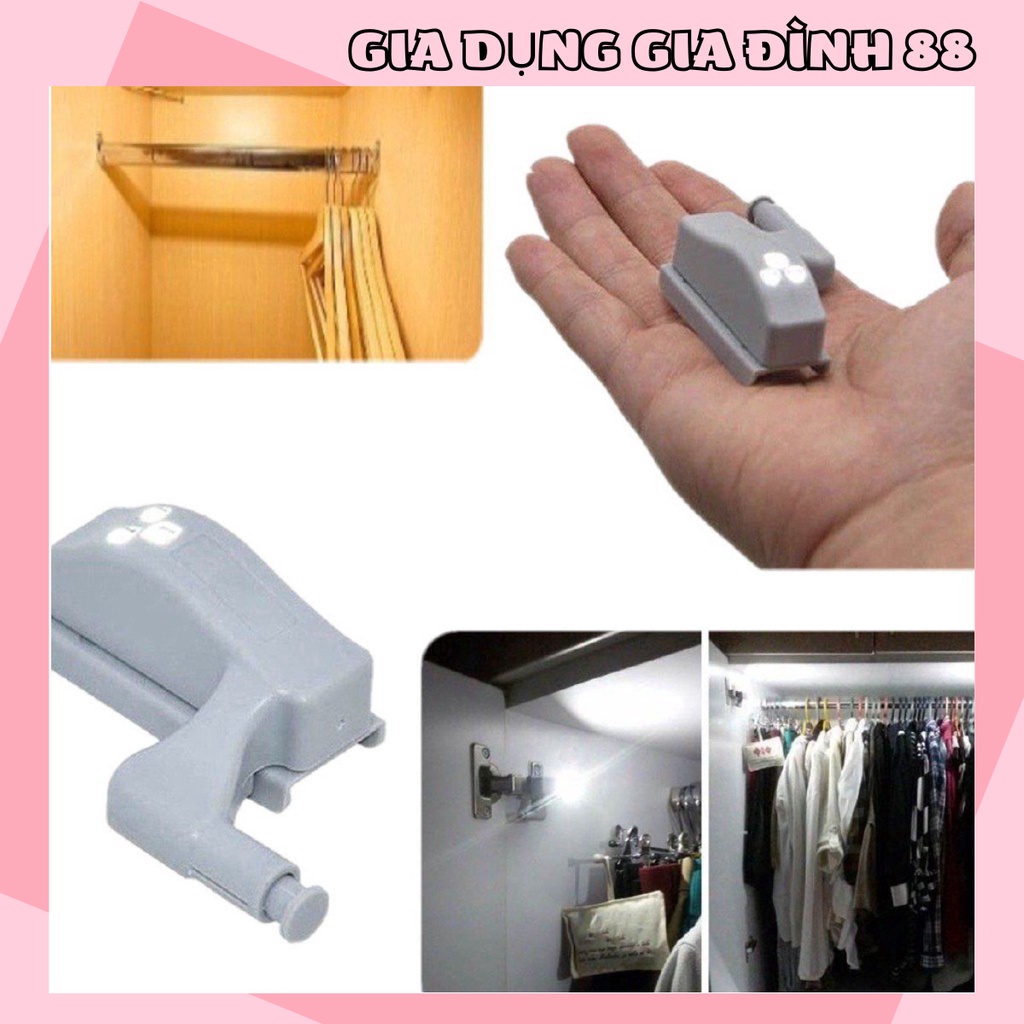 Đèn Led Gắn Bản Lề Tủ Quần Áo Tiện Ích Có Tặng Kèm Pin 88152 Shop Gia Dụng Gia Đình 88