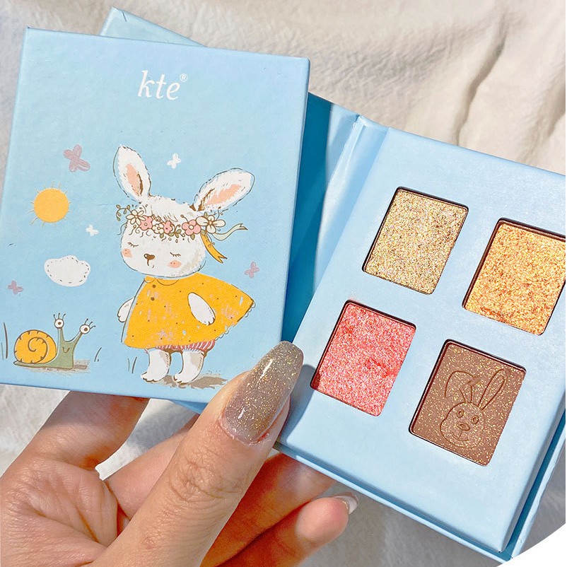 Phấn mắt nhũ lì 4 ô KTE Sena Beauty | BigBuy360 - bigbuy360.vn