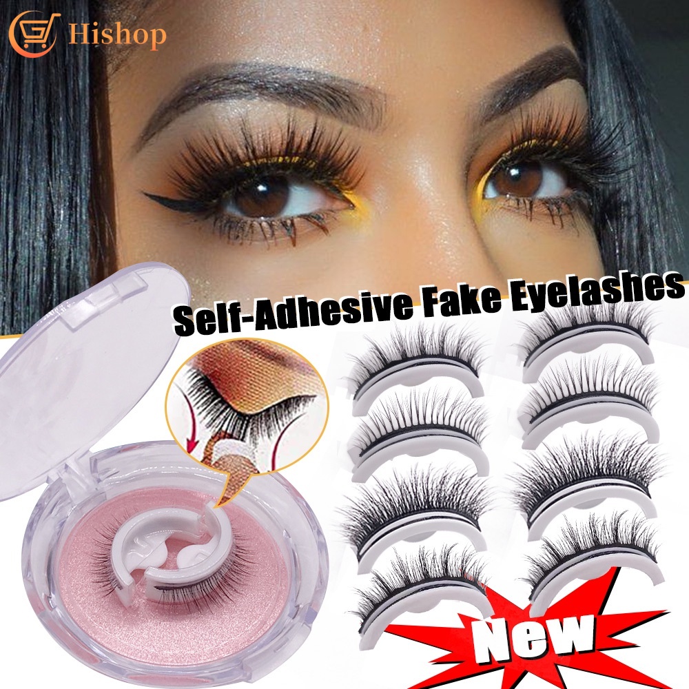1 Cặp Lông Mi Giả Tự Dính Có Thể Tái Sử Dụng Tiện Dụng