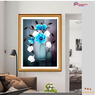 Tranh đính đá bình hoa nghệ thuật DF2563 (56cm x 75cm)