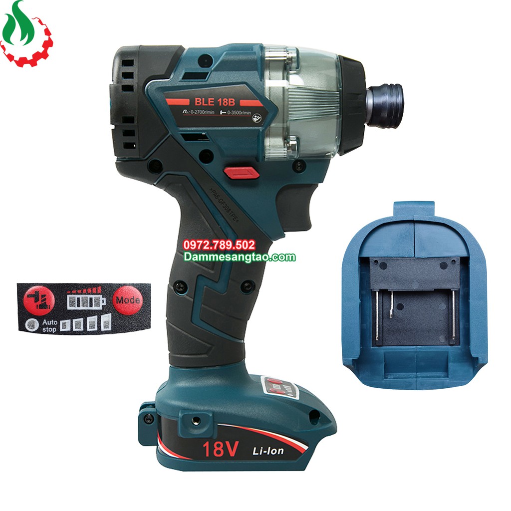 DMST Thân máy bắn vít dùng pin cao cấp 18V dùng pin Makita Bosch Dewalt Milwaukee