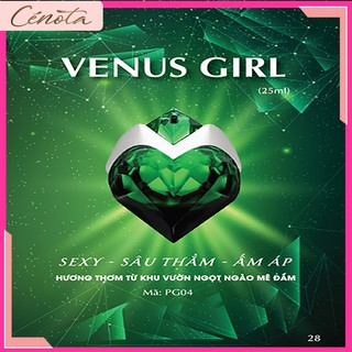 Nước hoa nữ Cénota Venus Girl 25ml, nước hoa nữ quyến rũ - mã PG04