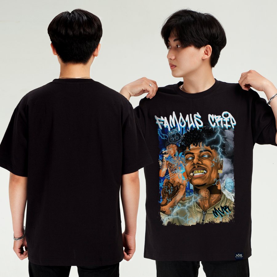 Áo thun hip hop rapper Famous Chris nam nữ phông unisex phong cách đường phố form oversize MVR BB4310