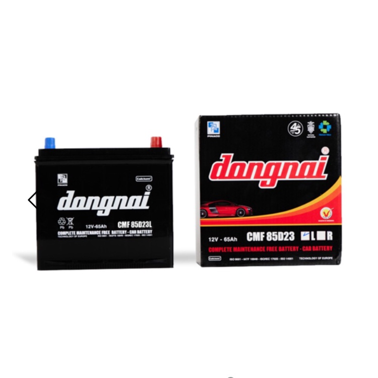 Bình ắc quy 12v khô miễn bảo dưỡng đồng nai CMF 85D23L |12V - 65ah
