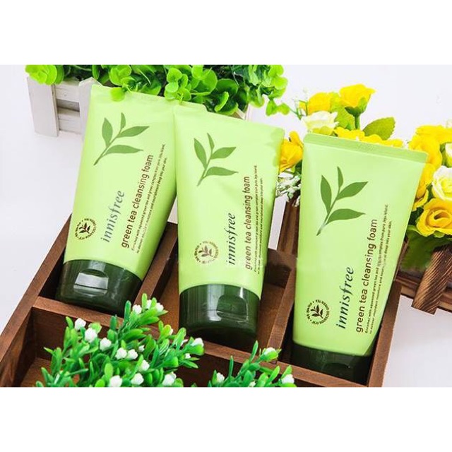 Sữa rửa mặt trà xanh Green Tea Cleansing Foam #Innisfree